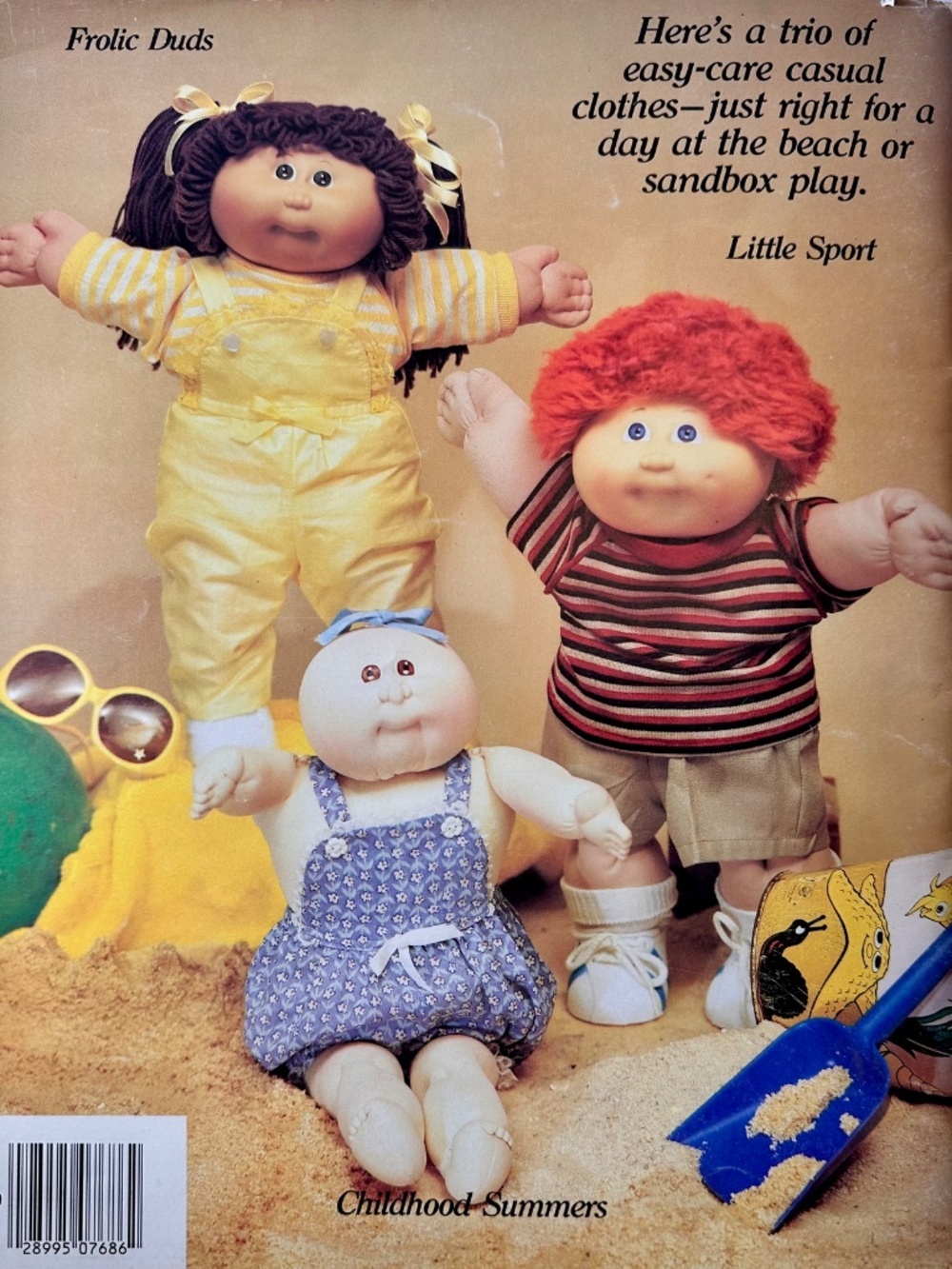 Vintage 1984 Cabbage Patch Kids Sewing Pattern Book #7686 UNCUT Complete - Picture 14 of 16